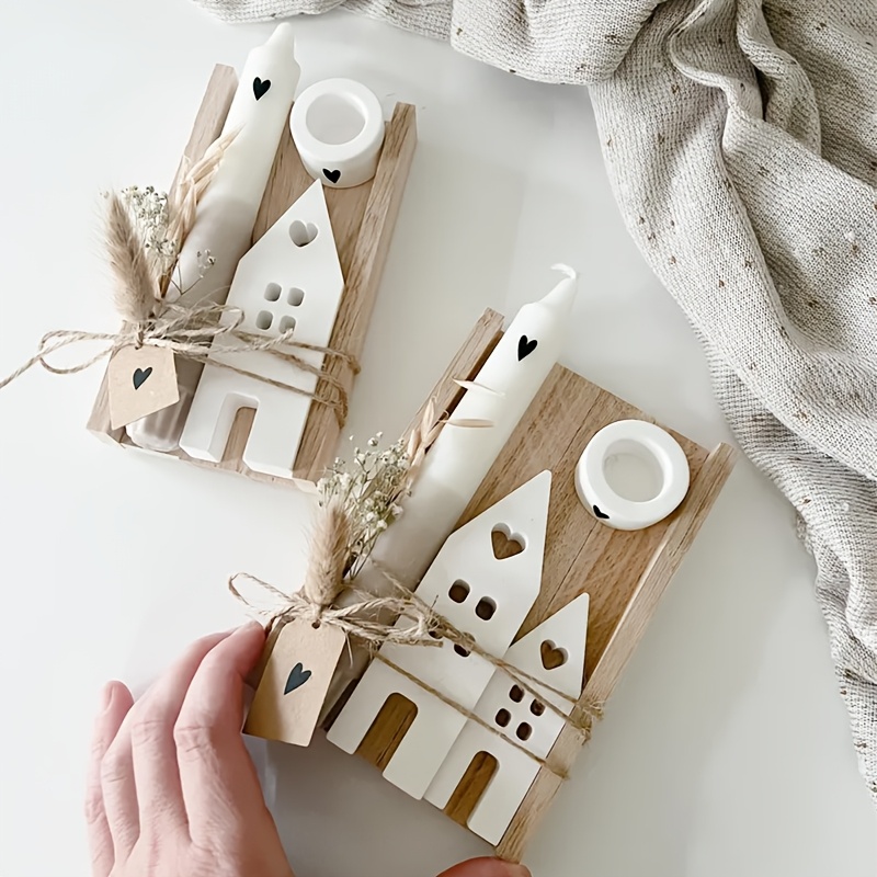 Candle Molds - DNEJIU 3 pièces moule en résine