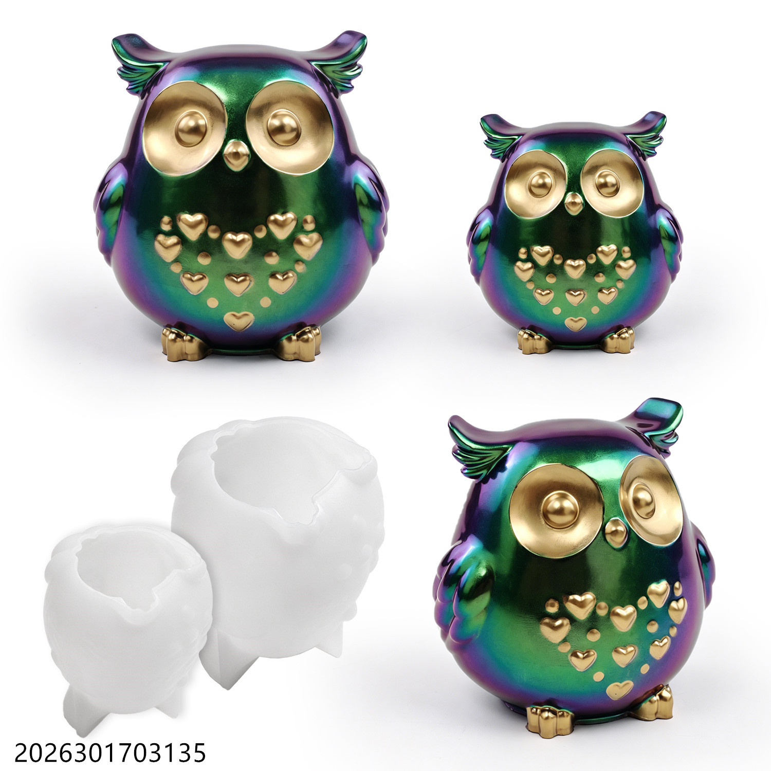 Moule en silicone Hibou 3D en  - Candle Making Kit avis et prix